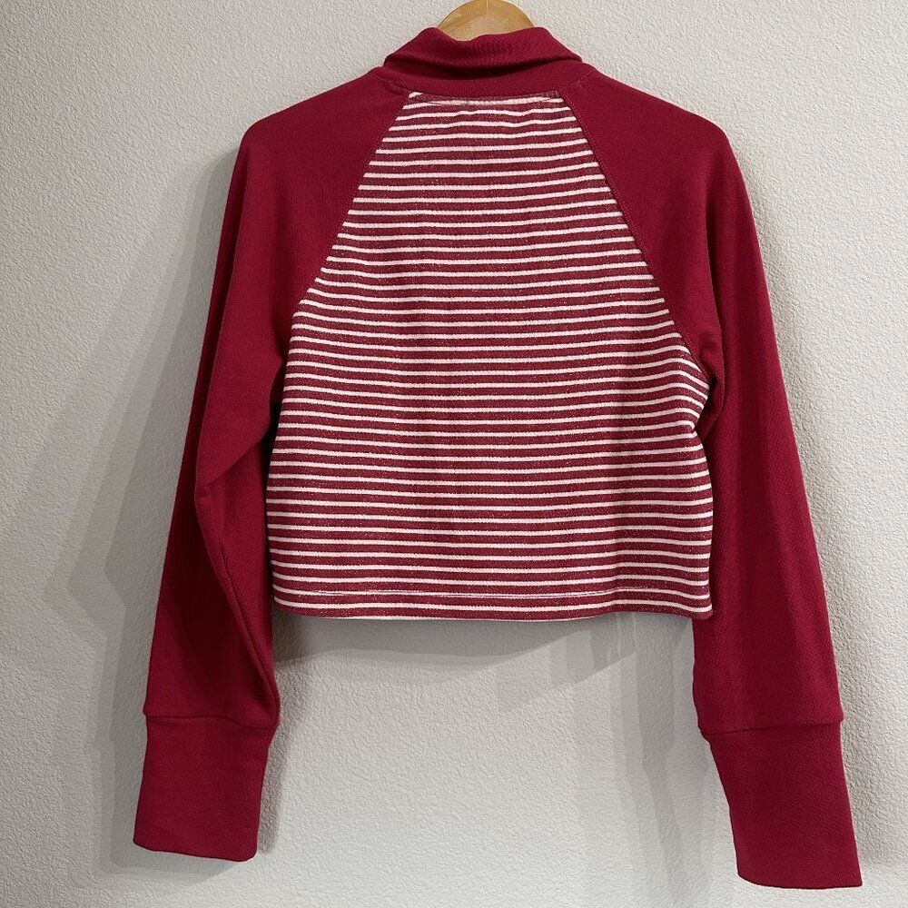 Striped Red Raglan Sleeve Top - Picture 7 of 7